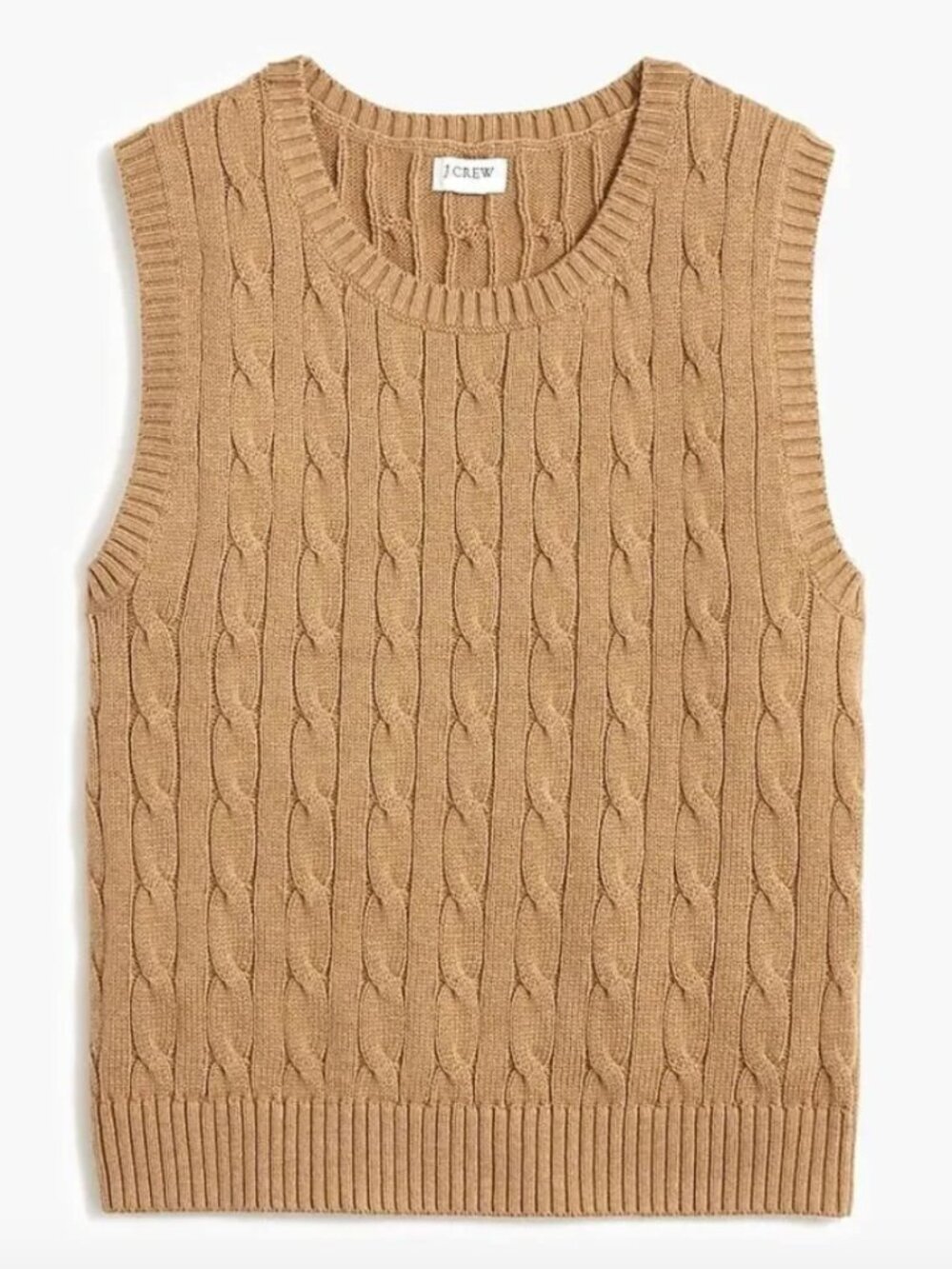 JCrew Cable Knit Sweater Vest